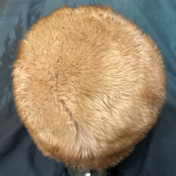 Vintage 70s/80s Shearling Sheepskin Hat - Russian Cossack Style - Picture 3 of 8